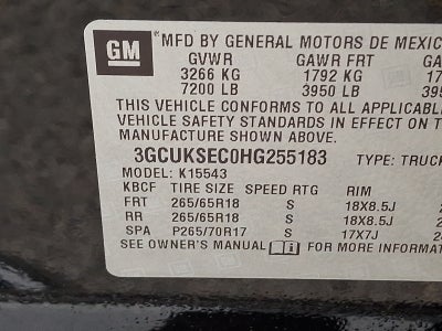 2017 Chevrolet Silverado 1500 LTZ