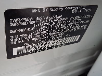 2019 Subaru Forester Base