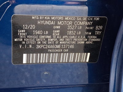 2021 Hyundai Accent SE